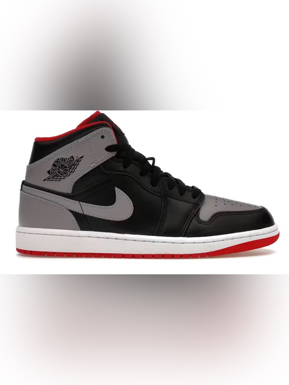 Jordan High-Top Sneakers in Black, Gray & Red Sz 6.5 Y. New, without box